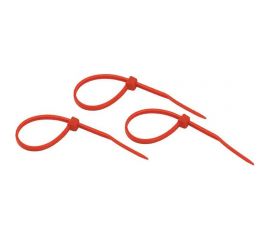 Кабельный хомут duwi нейлон, 300x4,8 мм, красный, 25 шт. 30244 5 