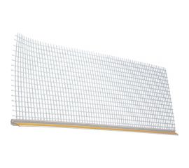 Примыкающий профиль GAVIAL (ПВХ; с сеткой 6 мм; с пыльником резиновым; 2,4 м) 00002073 