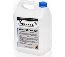 Пропитка с эффектом мокрого камня Telakka GIDROFOB WET STONE FACADE 10 л 4631164229851 