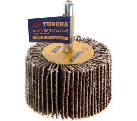 Круг лепестковый радиальный (50х30х6 мм; Р40) ТУНДРА 5162354 