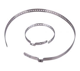 Универсальные хомуты ШРУСа Dollex D=20-50, D=50-120 (пара), нерж. сталь, 0.8 мм, крючки наружу XSU-04 