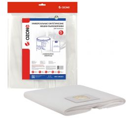 Пылесборники универсальные синтетические (5 шт; фланец 59-70 мм; до 72 л) OZONE MXT-UN30/5 