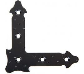 Уголок декоративный прямой плоский Tech-Krep FRS-165 мат. черный - накл. 148330 