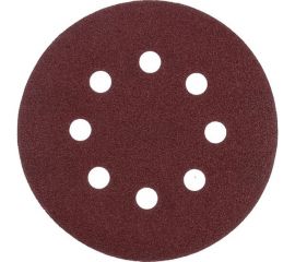 Круг абразивный шлифовальный перфорированный под липучку (10 шт; 125 мм; Р150) ТУНДРА 2603078 