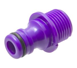 Штуцер под коннектор с наружной резьбой 1/2"", пластик MasterProf ДС.070873 