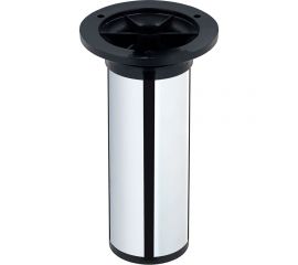 Ножка Tech-Krep металл, круглая, регулируемая, сверху, D50x150 мм, хром - накл. 148548 