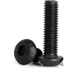 Винт Море-Метизов ISO 7380, класс прочности 10.9, оксид, M3x30 мм, 50 шт. VINT738033050M 