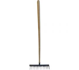 Витые грабли Агростройлидер 14-ти зубые, с черенком высшего сорта САД-08.05.1 