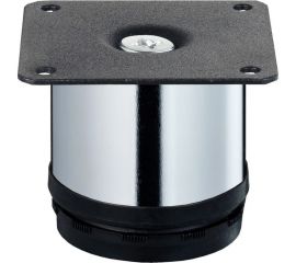 Ножка Tech-Krep металл, круглая, регулируемая, сверху, D50x50 мм, хром - накл. 148551 
