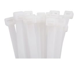 Стяжка MGF нейлоновая, 9х400, белая, 100 шт. 1-202-9-1-90-400 