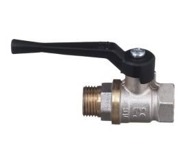 Шаровой кран БАЗ 11Б27п1 Ду15 А31 вр/нр рычаг никель PN40 БАЗ.А31.0.15.40.Н 