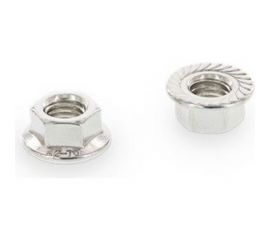 Гайка с рифленым фланцем ЦКИ DIN 6923, М4, A2, 500 шт. 72337 