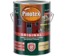 Декоративная пропитка Pinotex ORIGINAL (кроющая; с добавлением воска; база под колеровку CLR; 2,5 л) 5279196 