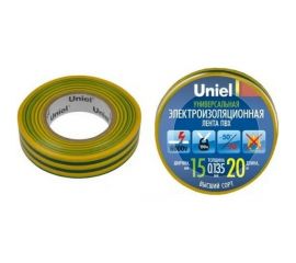 Изоляционная лента Uniel 20/15/01 YGR UIT-135P 4490 