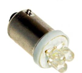 Светодиод Nord-Yada 12 В, T8-03 (3LED), T4W (BA9S), белый, 0.36 Вт, 20 Лм, TM NORD YADA 2 шт. 900287 