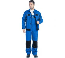 Костюм ГК Спецобъединение василек-черный, размер 96-100, рост 182-188 Кос 587/ 96/182 