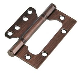 Петля-бабочка ТУНДРА 100х75х2.5 мм, универсальная, без врезки, цвет медь, 2 шт. 3001798 