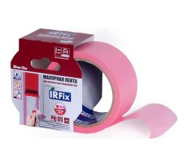Малярная лента для деликатных поверхностей IRFIX EXTRA 50 мм, 25 м, розовая Mr.SiL 30082 
