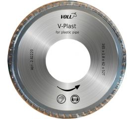 Отрезной диск V-Plast (165x1.8x62 мм; 52T) для электрического трубореза V-CUT 270E/400E VOLL 2.82220 