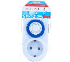Розетка с механическим таймером Smartbuy 3600Вт, 48 вкл./выкл. сутки, интервал 30 мин. SBE-STM2 