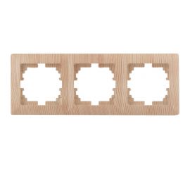 Рамка Intro 450311 на 3 поста, СУ, Solo, сосна Б0043423 