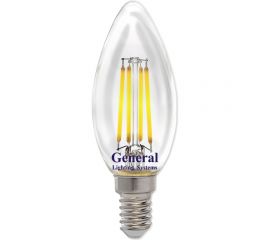 Светодиодная лампа General Lighting Systems FIL диммируемая, свеча CS-8W-E14 686800 