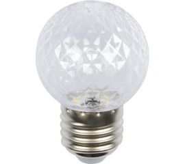 Лампа декоративная светодиодная led-d45-1w/6000k/e27/cl/с pineapple Volpe UL-00010065 