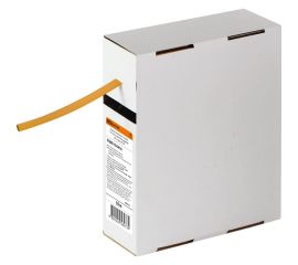 Термоусаживаемая трубка TDM ТУТнг 6/3 желтая в коробке (10 м/упак) SQ0518-0410 