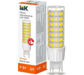 Светодиодная лампа IEK corn капсула 9вт 230в 3000к керамика g9 LLE-CORN-9-230-30-G9 