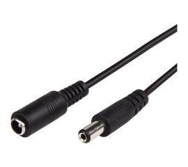 Удлинитель кабеля питания REXANT dc гнездо-штекер (2,1x5,5мм) 3м 14-0360 