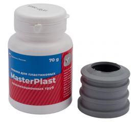 Набор для канализации MasterProf манжета серая тэп 32x25 и смазка для канализационных труб ТД.030248 