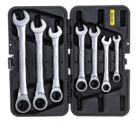 Набор комбинированных трещоточных ключей 7шт BERGER BG BG-7SCRW 