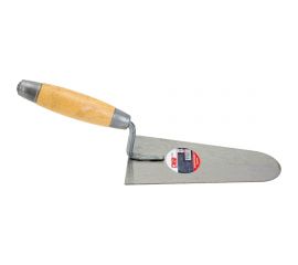 Кельма бетонщика USP Полукруг 180 мм, деревянная ручка, металлический колпачок 05008 