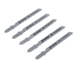 Пилки по металлу для лобзика (5 шт; 50/75х1.2 мм; HSS; T218A) ТУНДРА 1119729 
