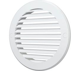 Решетка наружная вентиляционная круглая 15РКН (200 мм; с фланцем 150 мм; ASA; белая) ERA 86-633 