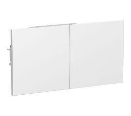 Двойная розетка Schneider Electric AtlasDesign Белый, с заземлением, со шторками с крышкой, 16А SE ATN000128 