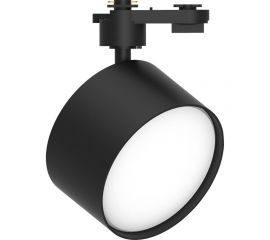 Трековый однофазный светильник на шинопровод FERON AL166 под лампу GX70, черный 48545 