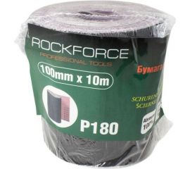 Бумага наждачная на тканевой основе в рулоне 100 мм, 10 м, P180 Rockforce RF-FB4180C 