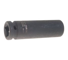 Головка торцевая 6-гранная ударная 16 мм, 1/2"", удлиненная L=80 мм ROCKFORCE RF-4458516 