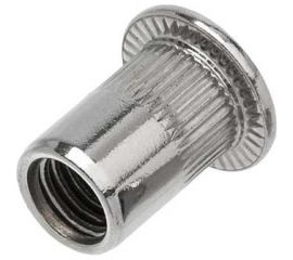 Нержавеющая резьбовая заклепка KREPFIELD M5x12 мм, ART 1025, А2, 50 шт. 1025ГАЙКАЗАКЛЕПКАМ5Х12-50 