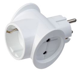 Сетевой разветвитель Perfeo RU POWER 3 гнезда, 16А, 1 гнездо с заземлением, 2 гнезда без заземления 30015499 