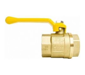 Шаровой кран STI для газа Ду15 Ру16 муфтовый (муфта-муфта) рычаг D170-00044 