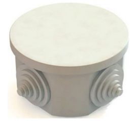 Распаечная коробка с крышкой ОП D65х40мм, IP54, 4вх. TDM SQ1401-0501 