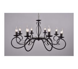 Подвесная люстра РОССВЕТ 8*60Вт*E14 РС20944 BK/8P 