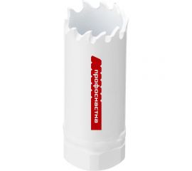 Коронка биметаллическая крупный зуб (21 мм, 38 мм, HSSE, М42) №008 Профоснастка 80101008 