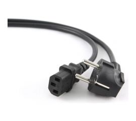 Сетевой кабель Wize CAC10-EU-C13-3M 3 м, Евровилка 3 pin - C13, 10 А, черный, пакет 121656 