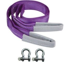 Буксировочный текстильный трос ООО КанТраст 6 т, 6 м, скоба-скоба tbt66000ss 