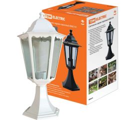 Садово-парковый светильник TDM 6060-24 шестигранник, 60Вт, стойка, белый SQ0330-0064 