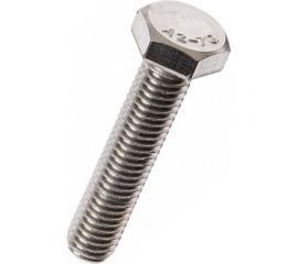 Болт с шестигранной головкой ВИРТУОЗ 6x12 мм, DIN 933, нержавеющая сталь А2, 4 шт. 44475 