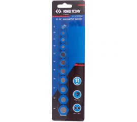 Набор магнитных вставок в торцевые головки 8-19 мм, 11 шт KING TONY 91000M 